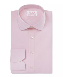 Pale Pink Slim Fit Essential Poplin Formal Shirt