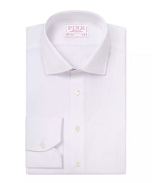 White Slim Fit Essential Poplin Formal Shirt