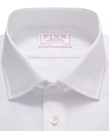 White Slim Fit Essential Poplin Formal Shirt