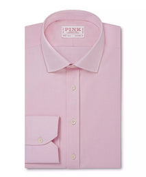 Pale Pink Tailored Fit Essential Poplin Formal Shirt