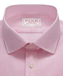 Pale Pink Tailored Fit Essential Poplin Formal Shirt