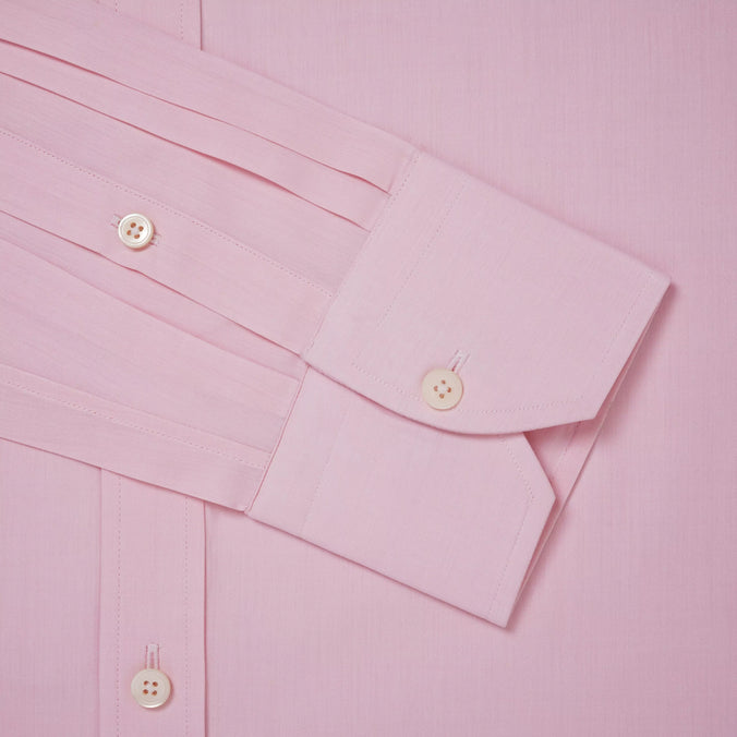 Pale Pink Tailored Fit Essential Poplin Formal Shirt