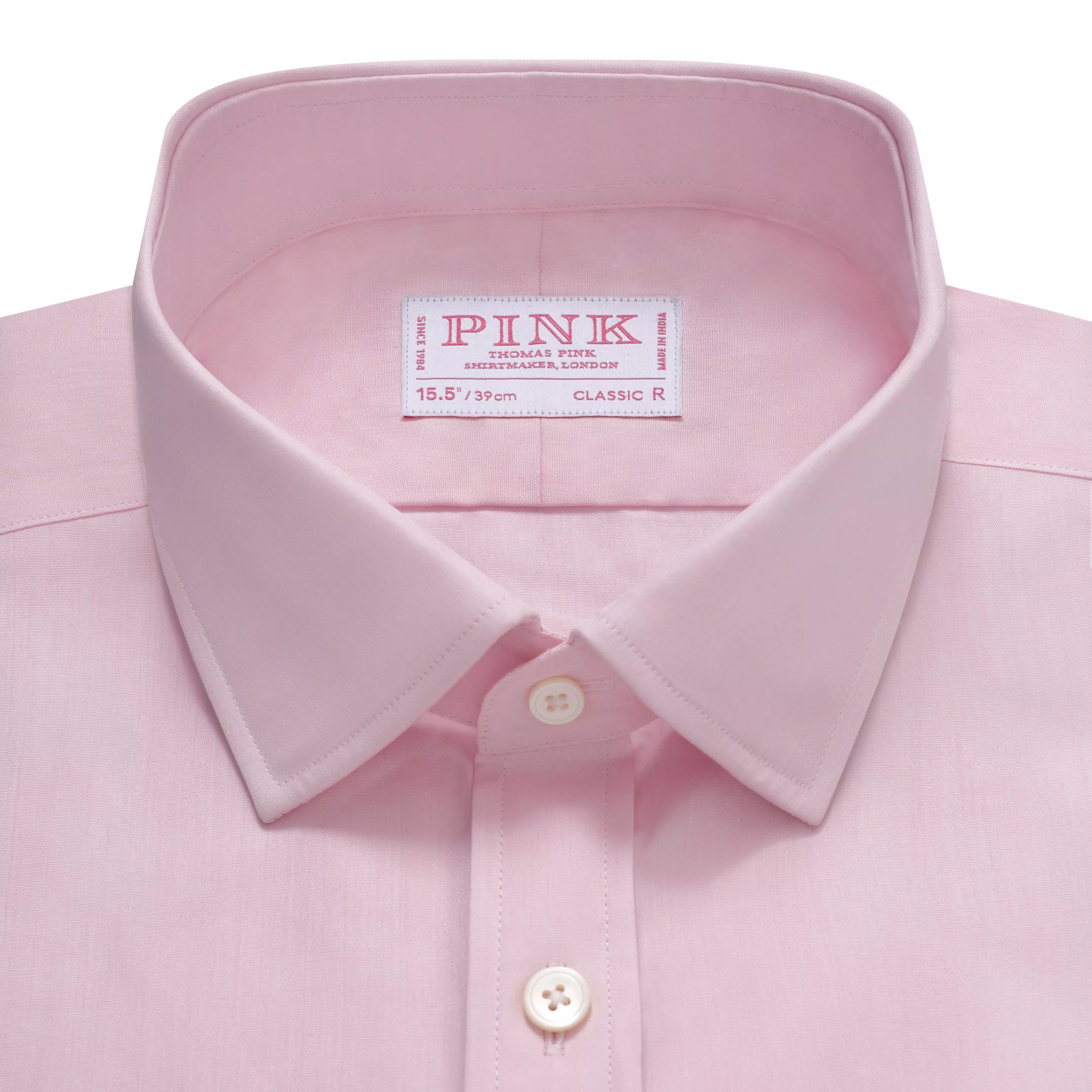 Pale Pink Classic Fit Essential Poplin Formal Shirt