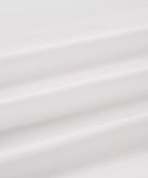 White Slim Fit Double Cuff Pleat Front Poplin Evening Shirt