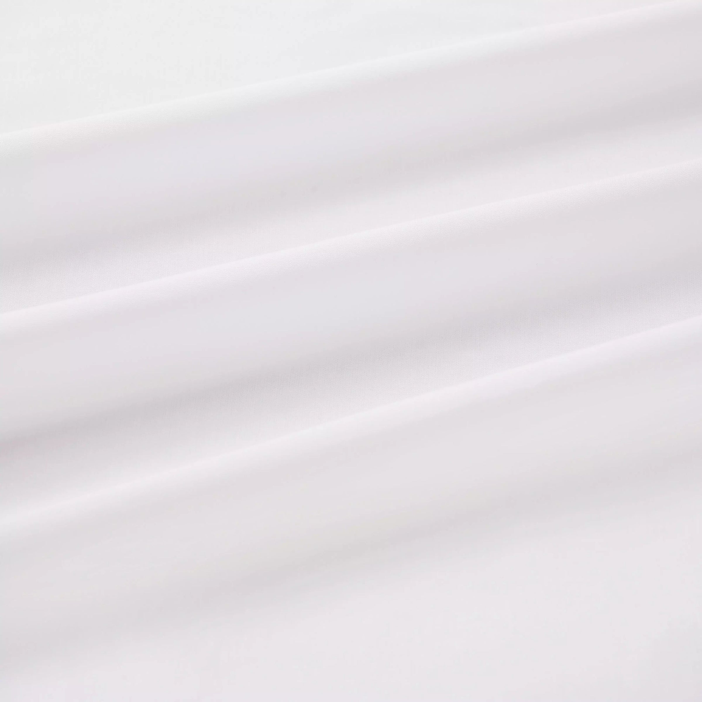 White Tailored Fit Double Cuff Pleat Front Poplin Evening Shirt