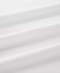 White Classic Fit Double Cuff Pleat Front Poplin Evening Shirt